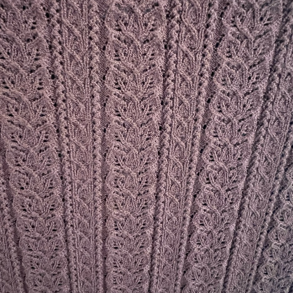 Sezane brown Ribbed Buttoned Sweater - Picture 8 of 8